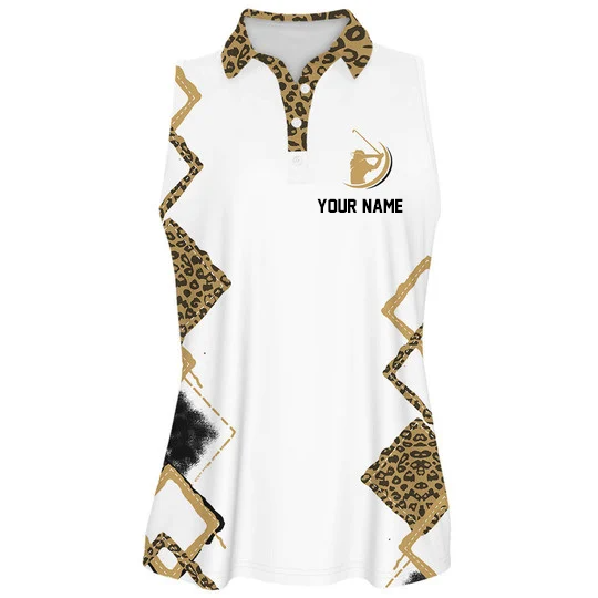 Personalized 3D All Over Print Golf Shirt, For The Love Golf Of The Game Leopard Golf Love 2 Personalized 3D All Over Print Golf Shirt, For The Love Golf Of The Game Leopard Golf Love - Image 2