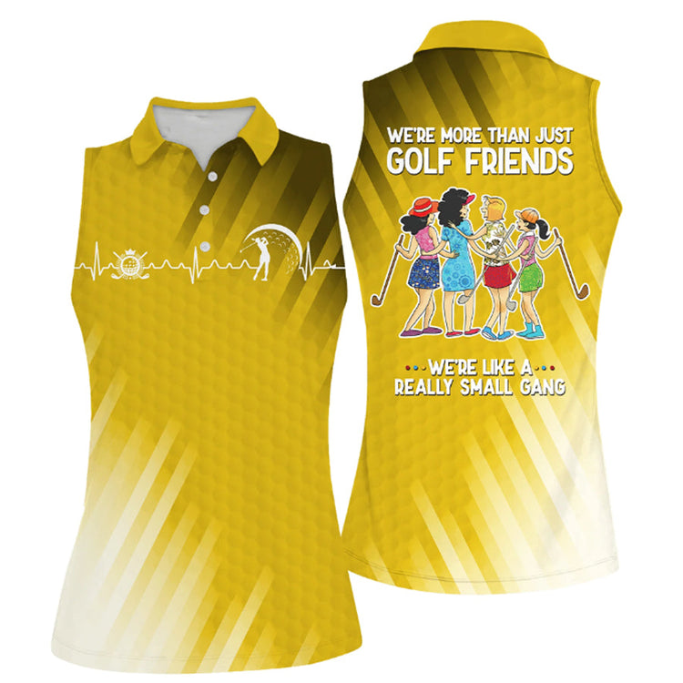 Golf Friends Nice Shot Team Muticolor Sleeveless Women Polo Shirt For Ladies, Golf Shirt 5 Golf Friends Nice Shot Team Muticolor Sleeveless Women Polo Shirt For Ladies, Golf Shirt - Image 5
