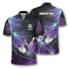 Bowling Strike Thunder Lightning Custom Bowling Jerseys for Men, Uniform Shirt for Bowling Team 7 bowling strike thunder lightning
