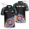 3D All Over Ball 8 Color Black Blue Custom Billiard Shirts for Men 5 personalized billiard active cus 3